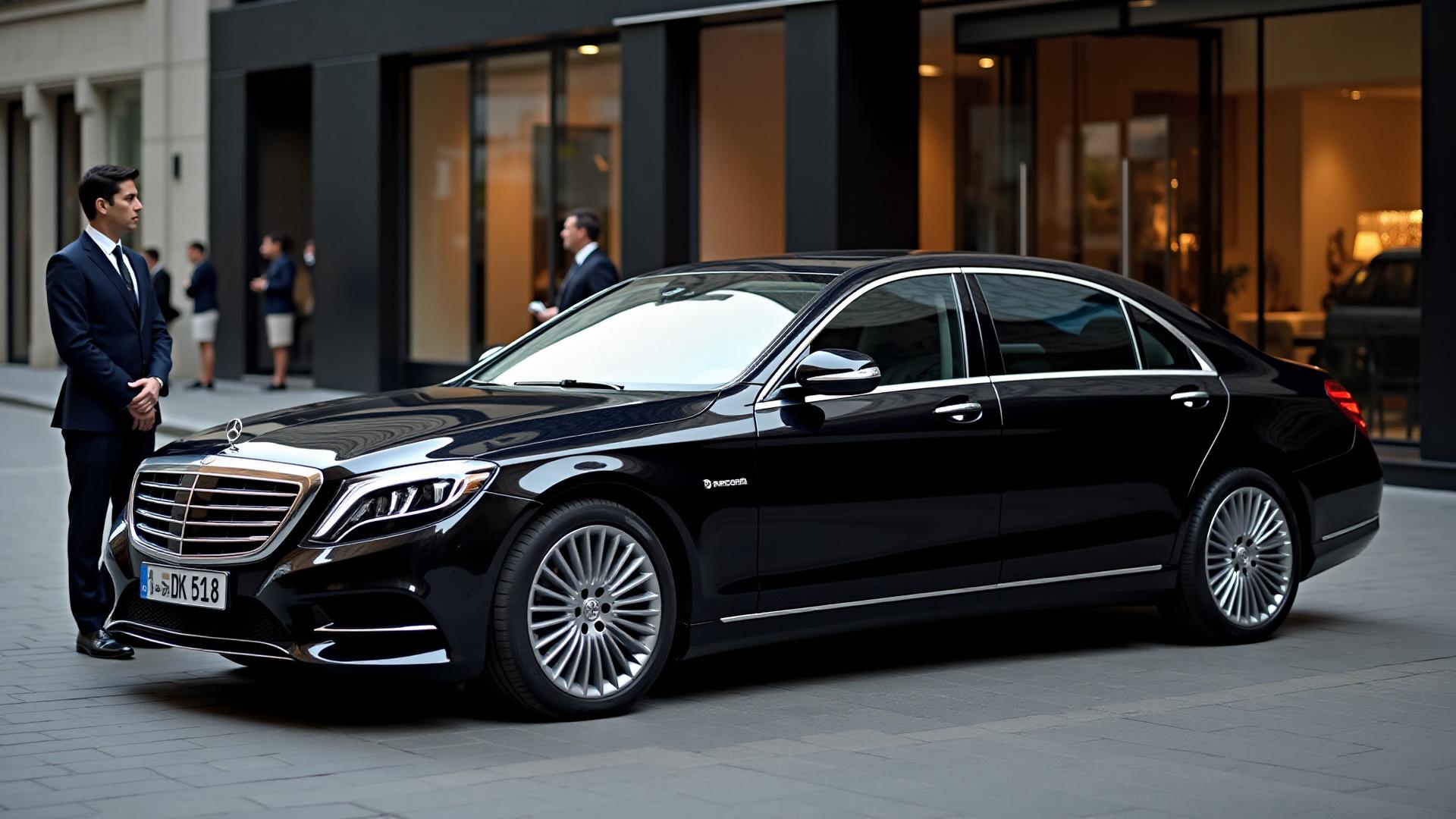 Mercedes Classe S - Transport VIP Paris de nuit comme de jour