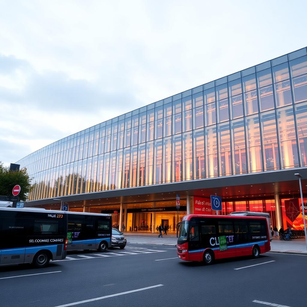 Navette VTC Palais des Congrès Paris pour événements et salons